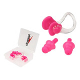 Kit 2 Em 1 Speedo Prendedor Nariz E Protetor Ouvido Cor Rosa