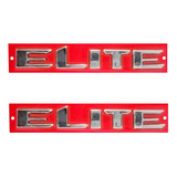 Kit 2 Emblemas Elite Astra Vectra Etc Chevrolet Brinde