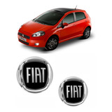 Kit 2 Emblemas Fiat