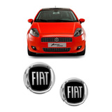 Kit 2 Emblemas Fiat