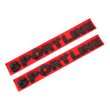 Kit 2 Emblemas Sportline