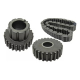 Kit 2 Engrenagem E Corrente Tração 4x4 Ranger Troller Coxim
