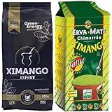 Kit 2 Erva Mate Ximango Pura Folha 500g E Nativa Reserva Especial 1kg Para Chimarrão