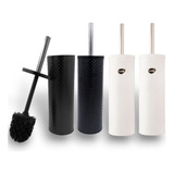 Kit 2 Escovas De Limpar Vaso Sanitário Ferro E Plástico Pp