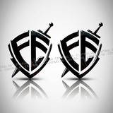 Kit 2 Escudo Da