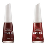 Kit 2 Esmaltes Risque Combinação Misturinha Escolha Wxz
