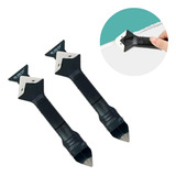 Kit 2 Espatula Rejunte Removedor Raspador Calafetagem Piso