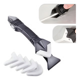 Kit 2 Espatulas Removedor Rebarba Calafetagem Piso Parede