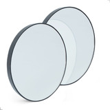 Kit 2 Espelhos De Aumento Zoom 10x Maquiagem Com Ventosa