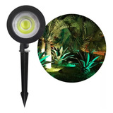 Kit 2 Espeto De Jardim Bivolt 7w Led Luz Verde Cor Da Luz Verde Cor Da Carcaça Preto Voltagem 110v 220v