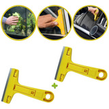 Kit 2 Estilete Raspador Profissional Multiuso Vidros Adesivo