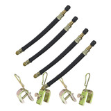 Kit 2 Extensão Flexível Borracha suporte Bico Caminhão 270mm