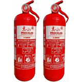 Kit 2 Extintores Incêndio Abc 2kg Caminhão Barco Val 5 Anos