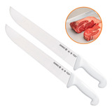 Kit 2 Facas Mundial 14pol 35 Cm Churrasco Açougue Kebab Bife