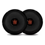 Kit 2 Falante Woofer 12 Pol 550w Rms 4 Ohms Magnum Rex Power Cor Preto
