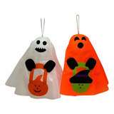 Kit 2 Fantasmas Halloween Decoração Dia Das Bruxas Pendurar