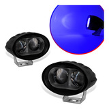 Kit 2 Farol De Led Blue Spot Safety Light Empilhadeira