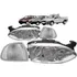 Kit 2 Farol Duplo 2 Pisca Palio Siena Strada G1 1998 A 2002