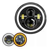 Kit 2 Farol Led Angel 7 Pol Pickup Chevrolet C10 C14 A10 D10