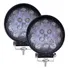 Kit 2 Farol Milha Auxiliar 14 Led Bola Agrícola Off Road 48w