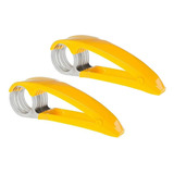 Kit 2 Fatiador Cortador Banana Legumes Frutas Chips Aço Inox