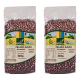 Kit 2 Feijão Azuki Orgânico À Vácuo Coopernatural 500g