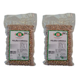 Kit 2 Feijão Carioca Orgânico À Vácuo Hf Carraro 500 G