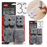 Kit 2 Feltro Adesivo Protetor Para Cadeira Sofá E Móveis Pesados E Antideslizante 66 Pcs