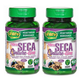 Kit 2 Fibra Seca Cinture Line Unilife 60 Cápsulas Sabor Sem Sabor