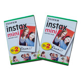 Kit 2 Filme Instax Mini Pack Com 20 Fotos Original Fuji