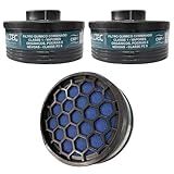 Kit 2 Filtro Químico CMP 1 Filtro Químico Combinado Pesticida Alltec Máscara 1 4 VO P2