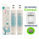 Kit 2 Filtro Refil Consul Compativel Cpc31 Cpb34 Cix06ax Cor Branco