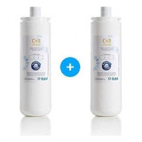 Kit 2 Filtro Refil Ibbl Natural C 3 Purificador Agua Cor Branco