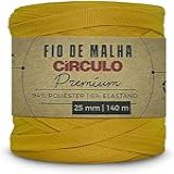 Kit 2 Fio De Malha Circulo Premium 140m Para Crochê Tricô Espessura 25mm - Todos Os Tons (1748 - Curry)