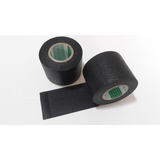 Kit 2 Fitas Crepe Preta Premium Para Decoração - 50mm X 20mt