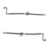 Kit 2 Flexível Freio Dianteiro Nova S10 2012 2013 2014 2015
