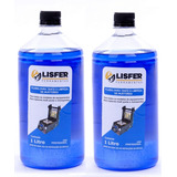 Kit 2 Fluídos De 1 Litro Limpeza De Teste De Bicos Injetores