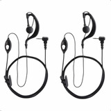 Kit 2 Fone Ouvido P1 Para Radio Walk Talk Motorola T210 T38
