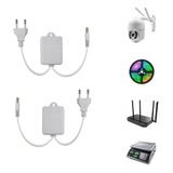 Kit 2 Fonte Camera Ip Speed Dome 12v 2a Pra Prova D agua