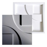 Kit 2 Forma Gesso 3d Carol Abs Virgem Gesso cimento 3d 35x35