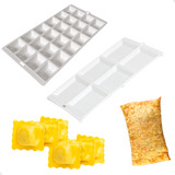 Kit 2 Formas De Pastel Mini Pasteis Ravioli 24 E 6 Cavidades