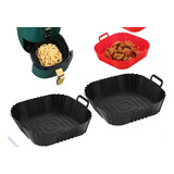 Kit 2 Formas Para Air Friyer Antiaderente Silicone 16 Cm