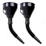 Kit 2 Funis Plástico Diâmetro 145 Mm Ponta Flexível