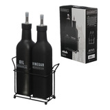 Kit 2 Galheteiro Porta Azeite Vinagre Vidro 300ml Manhattan