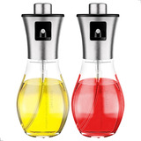 Kit 2 Galheteiro Spray Pulverizador Azeite Aço Inox 200ml