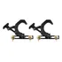 Kit 2 Ganchos Retrátil Engate Rapido Garra Clamp Algema Box