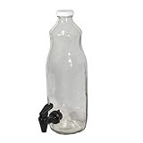 Kit 2 Garrafa Vidro Multiuso Torneira Pingometro Agua Gastrobel