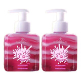 Kit 2 Gel Girls Beijável Morango Com Creme Hidratante Corpo