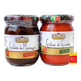 Kit 2 Geleias Goiaba E Morango Reserva De Minas 240g