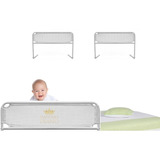 Kit 2 Grade De Cama Grade De Proteção Cama Normal E Box